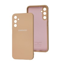 Чохол Samsung Galaxy A24 (A245) Full camera пудра