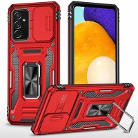 Чохол Samsung Galaxy A34 (A346) Camshield Army Ring червоний
