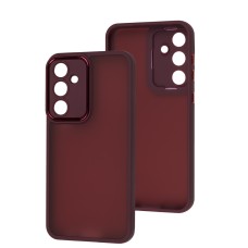 Чохол для Samsung Galaxy S23 FE Luxury Metal Lens марсала