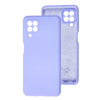 Чохол Samsung Galaxy A22 (A225) Wave camera Full light purple