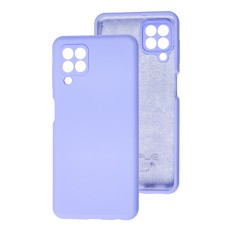 Чохол Samsung Galaxy A22 (A225) Wave camera Full light purple