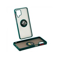 Чохол Samsung Galaxy A22 (A225) LikGus Edging Ring оливковий