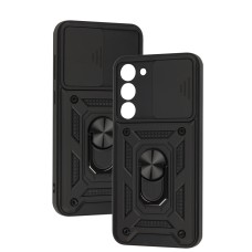 Чохол для Samsung Galaxy S23+ (S916) Serge Ring Armor ударостійкий чорний