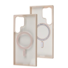 Чохол Samsung Galaxy S23 Ultra Berlia Color MagSafe pink