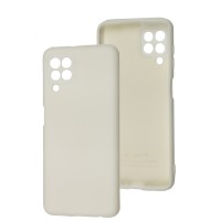 Чохол для Samsung Galaxy A22 / M22 / M32 Silicone Full Тризуб білий