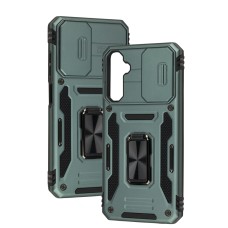 Чохол для Samsung Galaxy A05S (A057) Camshield Army Ring light green