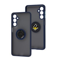 Чохол для Samsung Galaxy M54 (M546) LikGus Edging Ring синій