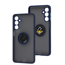 Чохол для Samsung Galaxy M54 (M546) LikGus Edging Ring синій