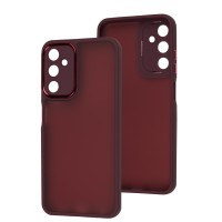 Чохол для Samsung Galaxy A05S (A057) Luxury Metal Lens марсала
