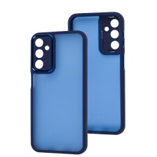 Чохол для Samsung Galaxy A24 (A245) Luxury Metal Lens синій
