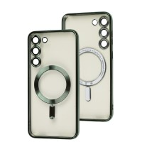 Чохол Samsung Galaxy S23 + Berlia MagSafe green
