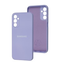 Чохол для Samsung Galaxy A14 Silicone Full camera бузковий/dasheen