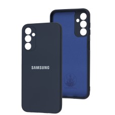 Чохол Samsung Galaxy A14 Silicone Full camera синій / midnight blu