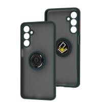 Чохол для Samsung Galaxy M54 (M546) LikGus Edging Ring оливковий