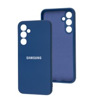 Чохол Samsung Galaxy A54 (A546) Full camera синій / navy blue