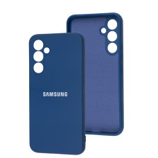 Чохол Samsung Galaxy A54 (A546) Full camera синій / navy blue