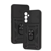 Чохол для Samsung Galaxy A34 (A346) Serge Ring Armor ударостійкий чорний