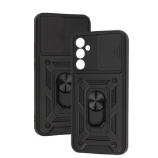 Чохол для Samsung Galaxy A34 (A346) Serge Ring Armor ударостійкий чорний