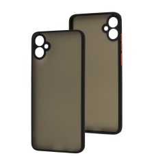 Чохол для Samsung Galaxy A05 (A055) LikGus Totu camera protect чорний / червоний