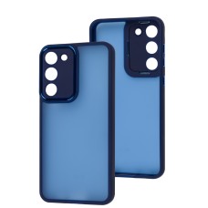 Чохол для Samsung Galaxy S23+ Luxury Metal Lens синій