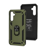 Чохол для Samsung Galaxy A34 (A346) Serge Ring ударостійкий army green
