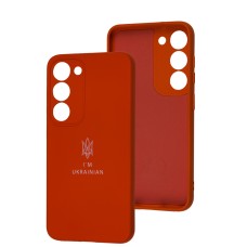 Чохол для Samsung Galaxy S23 Full Premium Тризуб червоний