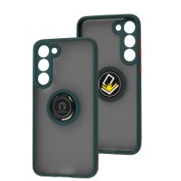 Чохол Samsung Galaxy S23+ LikGus Edging Ring оливковий