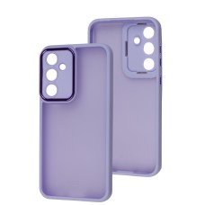 Чохол для Samsung Galaxy S23 FE Luxury Metal Lens бузковий