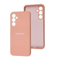 Чохол Samsung Galaxy A54 (A546) Full camera рожевий / peach