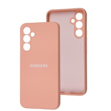 Чохол Samsung Galaxy A54 (A546) Full camera рожевий / peach
