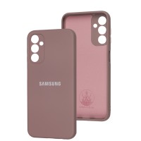 Чохол Samsung Galaxy A14 Silicone Full camera розовий / pink sand