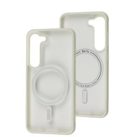 Чохол Samsung Galaxy S23 Berlia Color MagSafe white