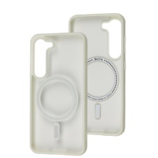 Чохол Samsung Galaxy S23 Berlia Color MagSafe white