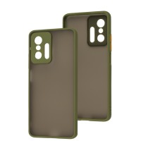 Чохол Xiaomi 11T / 11T Pro LikGus Totu camera protect хакі