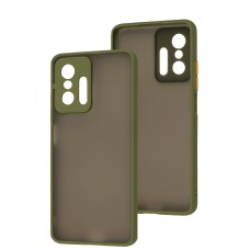 Чохол Xiaomi 11T / 11T Pro LikGus Totu camera protect хакі