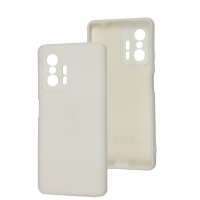 Чохол для Xiaomi 11T / 11T Pro Silicone Full Тризуб білий