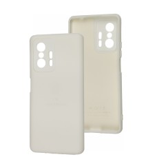 Чохол для Xiaomi 11T / 11T Pro Silicone Full Тризуб білий