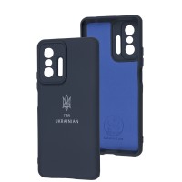 Чохол для Xiaomi 11T / 11T Pro Full Premium Тризуб синій / midnight blue