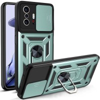 Чохол для Xiaomi 11T Serge Ring Armor ударостійкий зелений