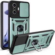 Чохол для Xiaomi 11T Serge Ring Armor ударостійкий зелений