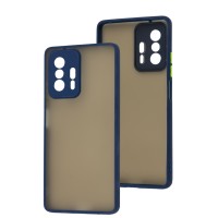 Чохол Xiaomi 11T / 11T Pro LikGus Totu camera protect синій