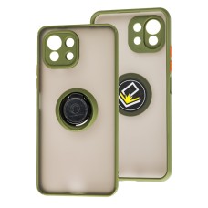 Чохол для Xiaomi Mi 11 Lite LikGus Edging Ring зелений