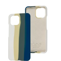 Чохол для Xiaomi Mi 11 Lite Wave Rainbow green