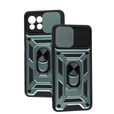 Чохол для Xiaomi Mi 11 Lite Serge Ring Armor ударостійкий зелений