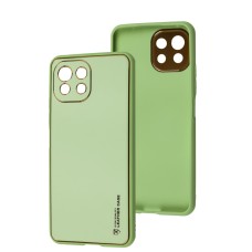 Чохол для Xiaomi Mi 11 Lite Leather Xshield pistachio