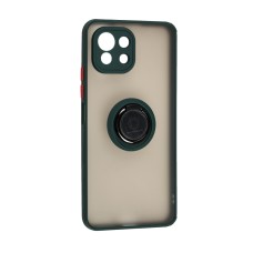 Чохол Xiaomi Mi 11 Lite LikGus Edging Ring оливковий