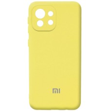 Чохол для Xiaomi Mi 11 Lite Silicone Full camera жовтий