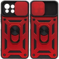 Чохол для Xiaomi Mi 11 Lite Serge Ring Armor ударостійкий червоний