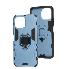 Чохол для Xiaomi Mi 11 Lite Transformer Ring ударостійкий з кільцем сірий