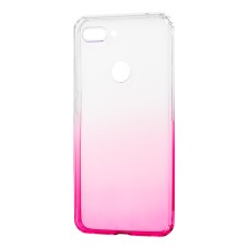 Чохол для Xiaomi Mi 8 Lite Gradient Design рожево-білий